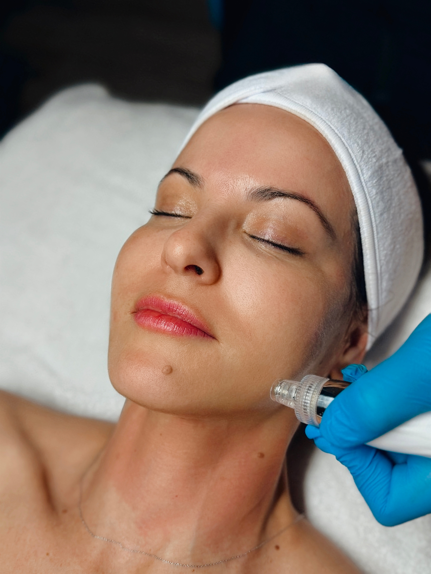 Professional facial skincare treatment at Vigour Wellness Houston
